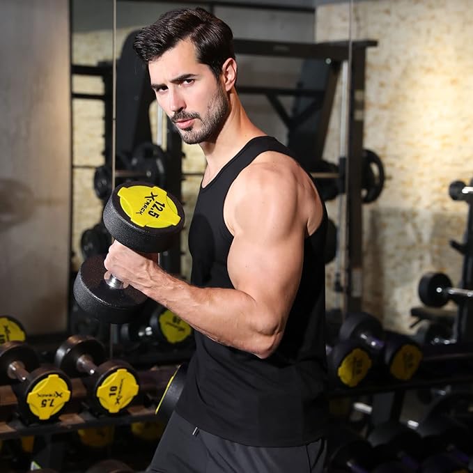 Men's Stringer Tank Tops Cotton Vest Sleeveless Gym Workout Bodybuilding Fitness Muscle T Shirts