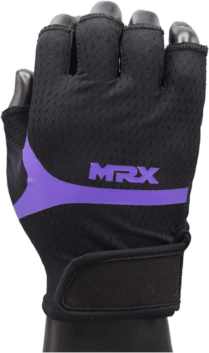 MRX Ladies Weight Lifting Gloves Women Fitness Training Exercise Glove Anti Slip Padded Shock-Absorbing Extra Grip Crossfit Multi Colors