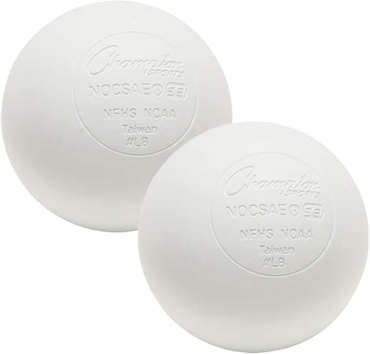 Champion Sports Lacrosse Balls & Rhino Skin Balls – Official Size, SEI Certified, Multiple Colors