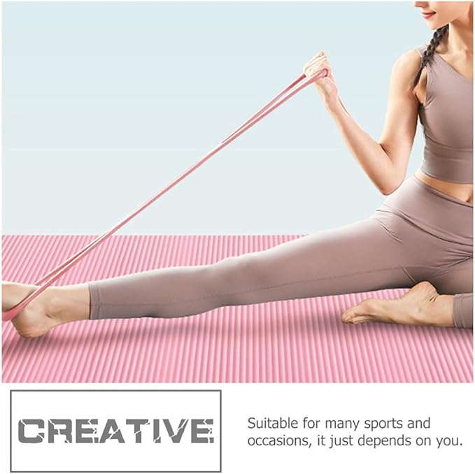 Tensioner Elastic Band Stretch Strap Yoga Stretching Band Building Tool Fitness Yoga Workout Pulling Exerciser