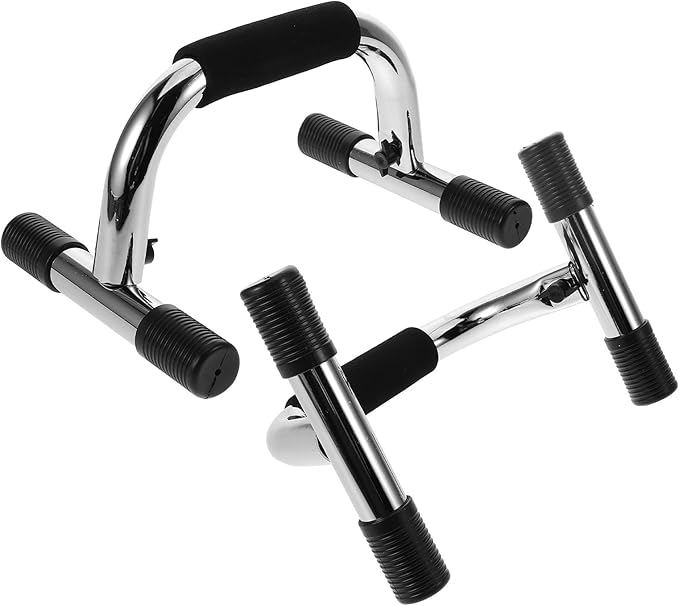 BESPORTBLE 2pcs Heavy-duty Steel Push Up Bars with Adjustable Height for Home Gym Fitness Equipment Portable Push Up Stand for Men and Women Multi-functional Workout Handles for Floor