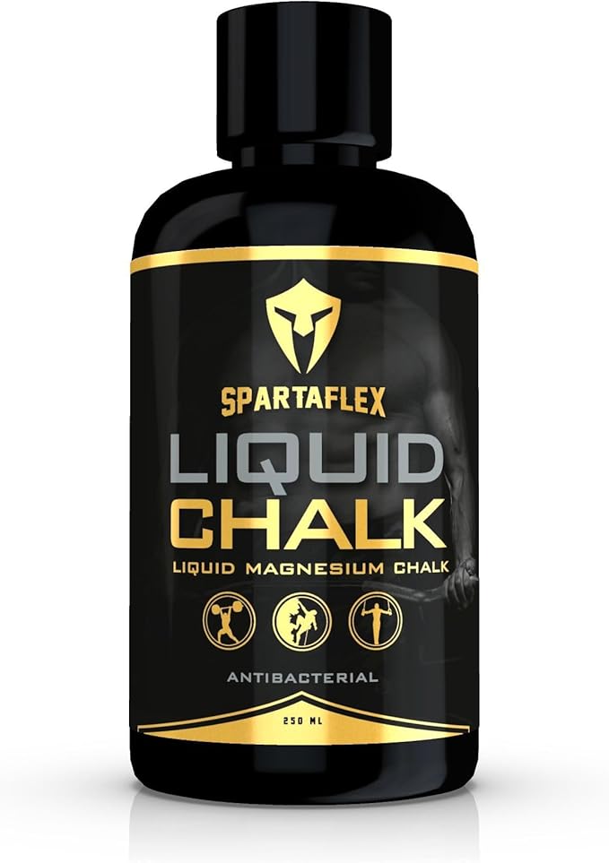 SpartaFlex 250ml Pro Liquid Chalk for Weightlifting Chalk, Rock Climbing, Gymnastics, Lifting Chalk, Hand Chalk for Weight Lifting, Gym Chalk for Powerlifting, Liquid Grip Liquid Chalk Climbing