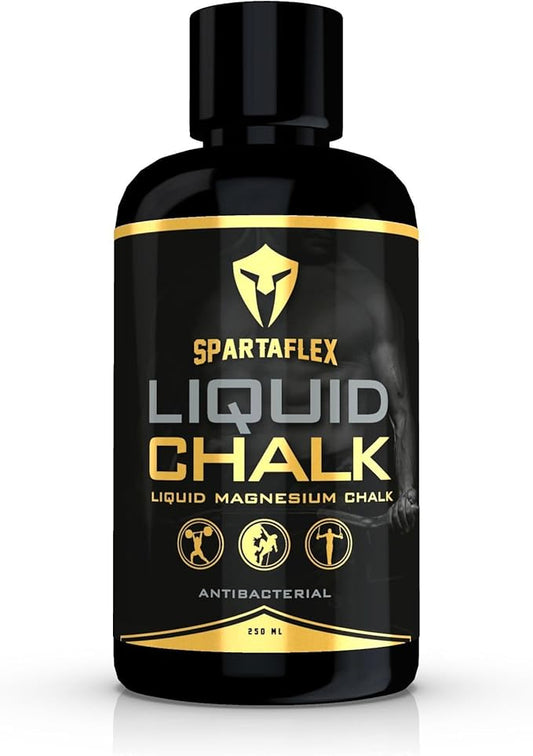 SpartaFlex 250ml Pro Liquid Chalk for Weightlifting Chalk, Rock Climbing, Gymnastics, Lifting Chalk, Hand Chalk for Weight Lifting, Gym Chalk for Powerlifting, Liquid Grip Liquid Chalk Climbing