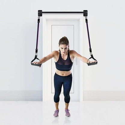 SELEWARE Heavy Duty Welded Pull Up Bar, Versatile Doorway Wall Mount, Joist Mounted, and Ceiling Mounted Chin Up Bars, Thick Metal Sturdy Construction for Full Body Workouts Support 500 lbs