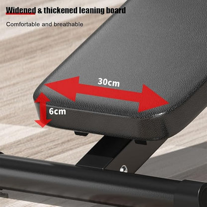 Adjustable Weight Bench Incline Decline Flat Workout Bench Multi-Angle Foldable Home Training Sit up Gym Bench