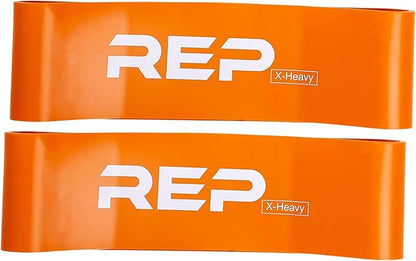 REP Fitness Short Resistance Bands for Strength and Conditioning. Multiple Resistance Levels Available from 5-230lbs. Sold as a Pair. 12" Length.
