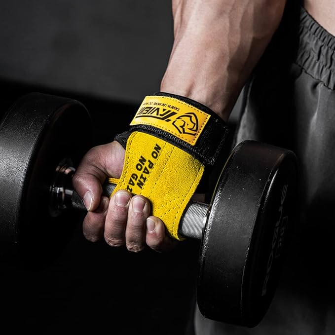 TAVIEW Wrist Straps for Weightlifting for Maximum Grip Support - Lifting Deadlift Strap & Weight Lifting Grips Gloves for Working Out Pull Up Deadlifting & Shrugs