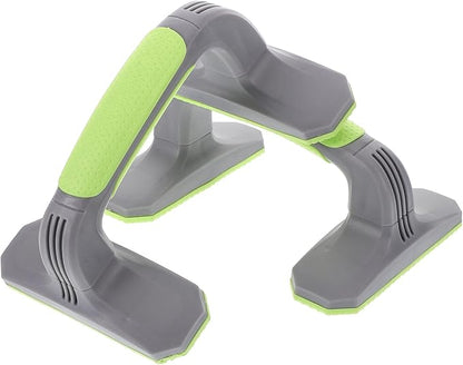 2 Pcs Push up Bars Home Workout Equipment Plastic Pushup Handles with Anti-slip Pads Portable Strength Training Stands for Floor Exercise and Fitness
