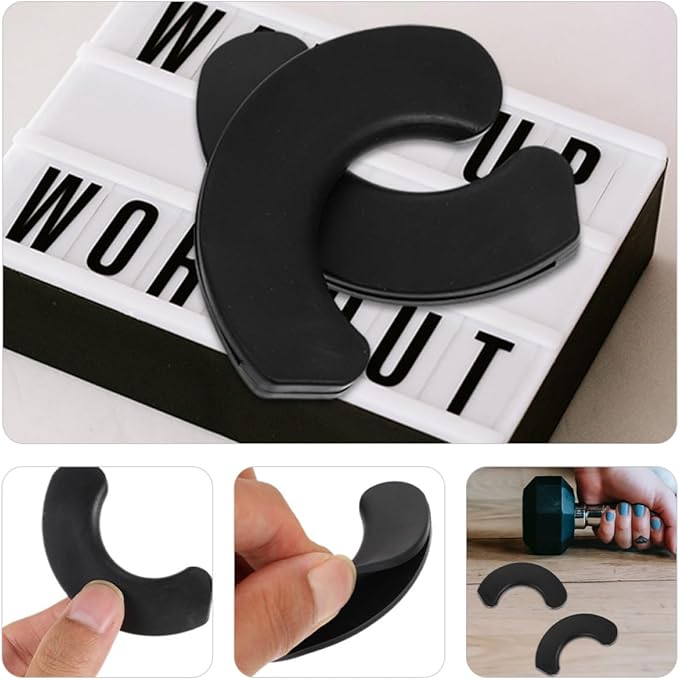 20pcs Dumbbell Pads Cushion Set, Shock-Absorbing Foam Hip Thrust and Squat Barbell Pads for Weightlifting Protection, Portable Gym Machine Accessories for Strength Training