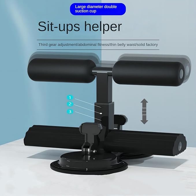 KAYNO Sit Up Exercise Equipment,Indoor Floor Sit-Up Aid with Suction Cups, Abdominal Exercise Equipment, Adjustable Height.