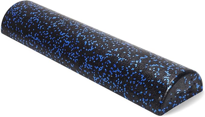 Foam Pilates Roller Exercise Rollers Deeply Tissue Muscle Massage Semicircle Design Muscles Pilates Massage Roller Block Muscle Relaxation Tool