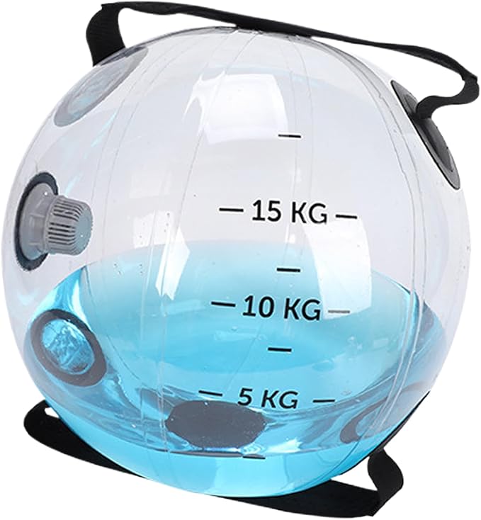 Weight Ball - Water Bag Training Baseball, Core and Balance Device | Adjustable Water Training Bag with Handle, Aerobic Exercise Fitness Equipment, Weight Equipment for Strength Balance and Core Train