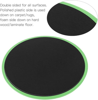 Fitness Sliding Disc Workout Equipment Core Slider Exercise Training Disks for Home Gym Street Workout ABS Material Pink Black Red Blue Green Orange 2 Pack