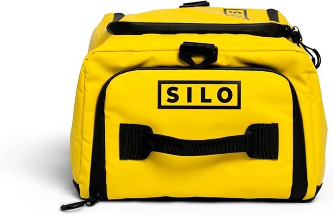 SILO Crew Drop One 26L Ultramarathon Bag - Organize Gear Efficiently for Training Racing Work, Travel - Optimized Storage: Pockets/Compartments for Easy Access Athletes Marathon Fitness Bright Yellow