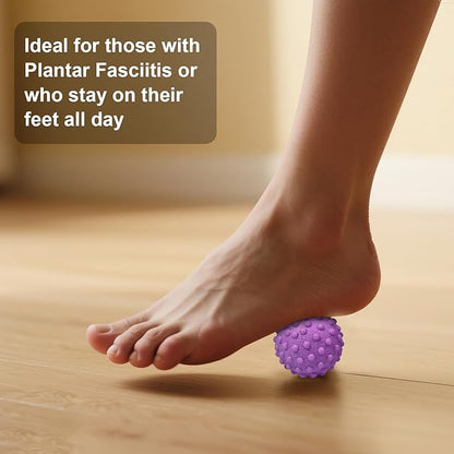 Foot Massage Ball Myofascial Release, Pain Relieve from Plantar Fasciitis, Massage Tool for Tight Muscles and Sore Feet, Restore Foot Massage Roller