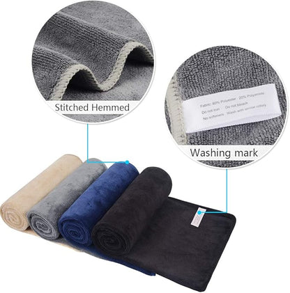 VIVOTE Microfiber Gym Towels Sports Sweat Towel Super Absorbent Ultra Soft Multi-Purpose Man Women Fitness Workout Travel Camping Hiking Yoga 16 Inch X 32 Inch