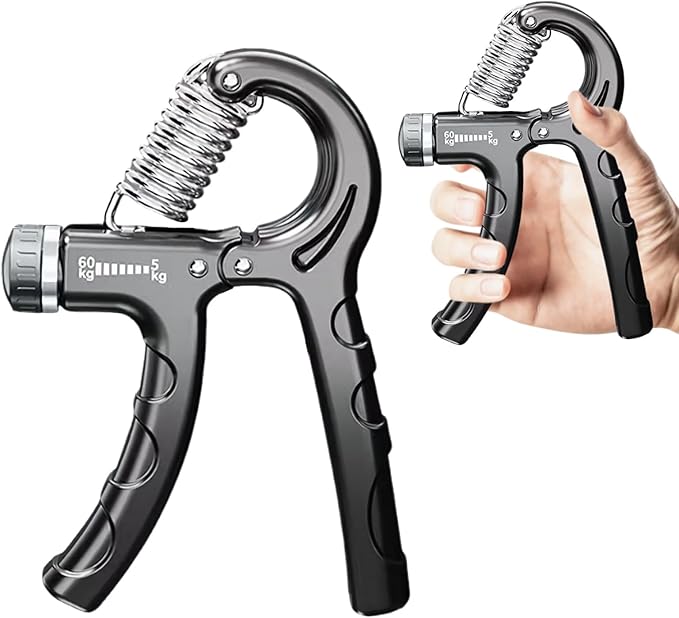 Grip Strength Trainer,Adjustable Resistance 5-60kg Hand Grip Strengthener,Hand Exerciser for Muscle Building