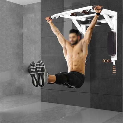 Wall-Mounted Pull-Up Bar, Multi-Function Extension Bar Exercise, Home Fitness Equipment, Movable, Load 200Kg