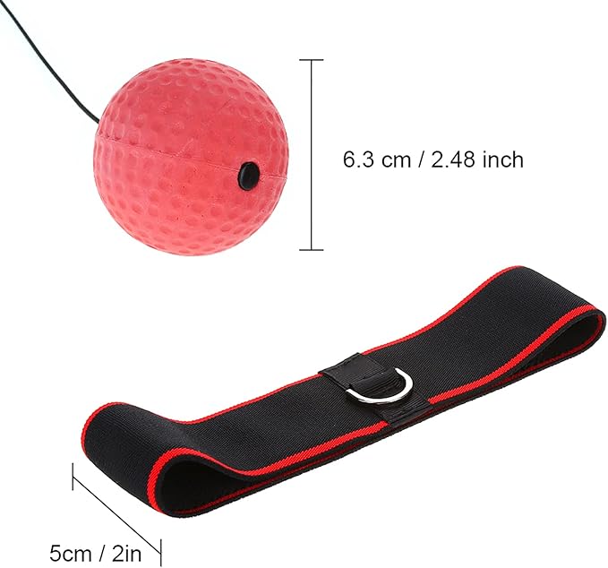 Dioche Boxing Reflex Balls with Adjustable Headband, Multi-Functional Foot Kick Target Speed Punching Pad for Speed and Hand Eye Coordination Training, Boxing