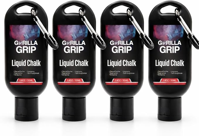 Liquid Chalk for Gym & Sports-Extra Strong Grip Lifting Chalk for Fast Drying,Weightlifting,Rock Climbing & Pole Fitness