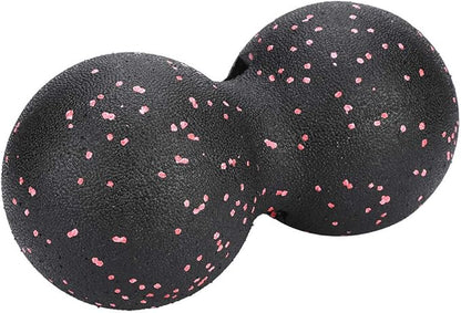 Dioche EPP Foam Roller and Massage Ball Set for Yoga and Muscle Stress Relief - Ergonomic Design, HighDensity Structure for All Body Types, Rehabilitation and Recovery Tool (24x12cm Double Ball)