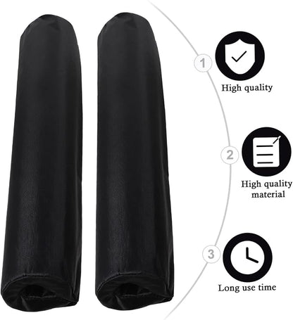 Mipcase 2pcs Thick Barbell Squat Pad with Shoulder and Neck Protection High Grip Weightlifting Cushion for Squats Lunges Hip Thrusts Lightweight and Easy to Install Gym Support Pads