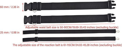 Topyond Soccer Training Belt, Speed and Agility Training Set, Athletic Gear Reaction Trainning Belt for Soccer Footwork Reaction, Includes Belt and Nylon Components, Unisex