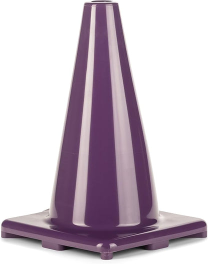Champion Sports High Visibility Flexible Vinyl Cones for Sports Training, Agility Drills, Field & Gym Marking Sets
