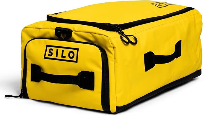 SILO Crew Drop One 26L Ultramarathon Bag - Organize Gear Efficiently for Training Racing Work, Travel - Optimized Storage: Pockets/Compartments for Easy Access Athletes Marathon Fitness Bright Yellow