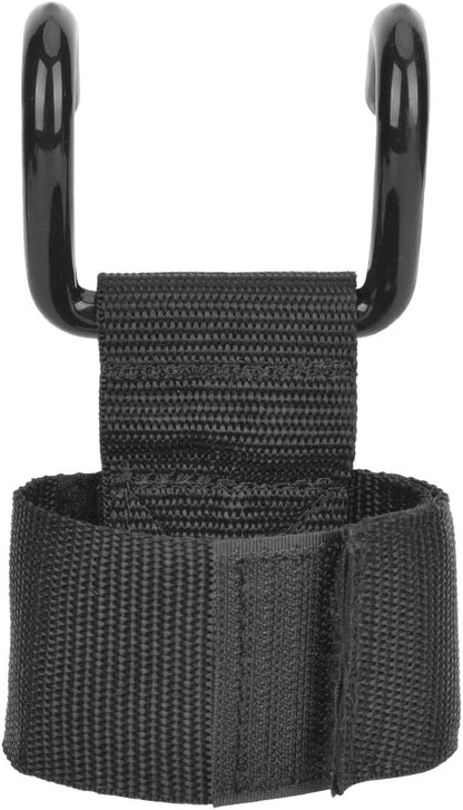 Weight Lifting Hooks Gym Grips Straps 2Pcs Durable Wrist Support for Fitness Training Equipment Steel Material Black Color 276g