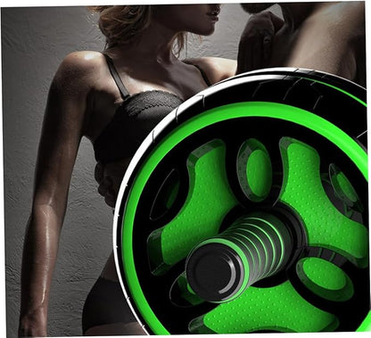 Abdominal Exercise Roller Thickened Steel Tube Wide Wheel Core Trainer for Men and Women Quiet Abdominal Wheel for Stomach and Back Strengthening Fat Burning Workout Equipment