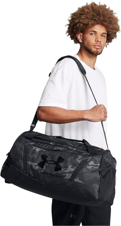 Under Armour Unisex-Adult Undeniable 5.0 Duffle, (010) Black/Black/Black, One Size Fits Most