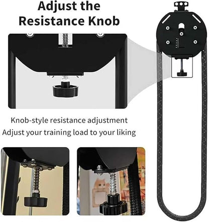 Exercise Suspension Trainers,Portable Cable Pulley System,Endless Rope Trainer,Home Gym Equipment for Grip,Arms,Back,Body Coordination Exercises