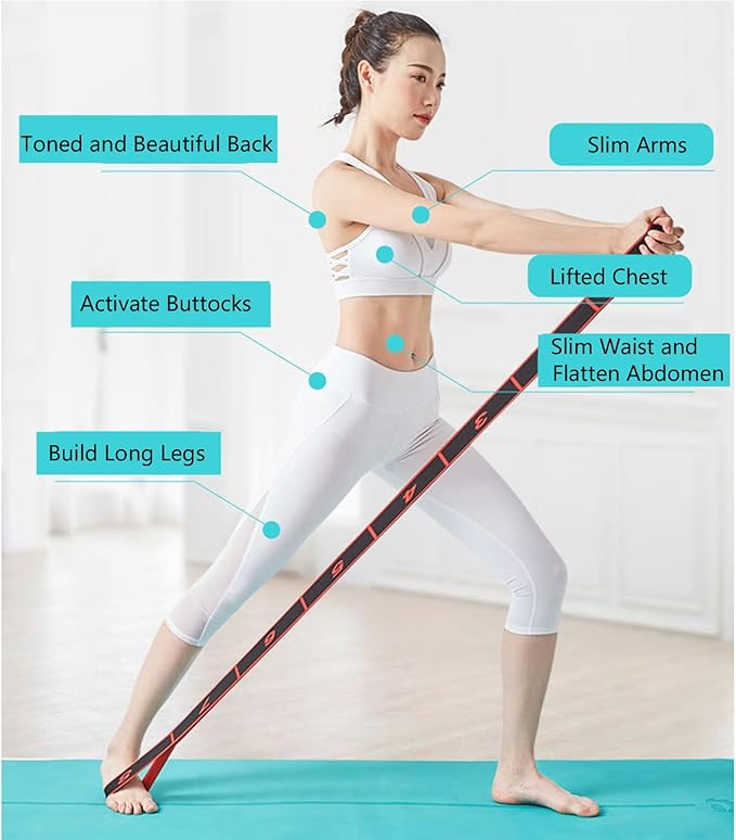 UncleS Resistance Band Stretching Band Elastic Fitness Band Stretch Strap For Physical Therapies Pilate Fitness Resistance Band Fitness Band Stretch Strap Yoga Stretching Band For Sport