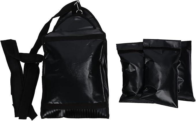 Adjustable Sandbags Weighted Training Bags with 3 Sub Bags PVC Mesh Sand Bags for Sprinters Speed Workouts Strength Exercises
