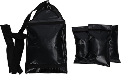 Adjustable Sandbags Weighted Training Bags with 3 Sub Bags PVC Mesh Sand Bags for Sprinters Speed Workouts Strength Exercises