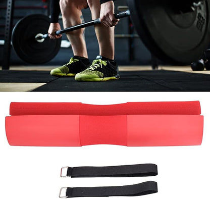 Squat Pad for Barbell | Weight Distribution & Neck Shoulder Protection | Rubber Foam Cushion for Squats/Lunges/Hip Thrusts | Lightweight & Portable Gym Accessory