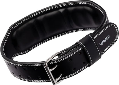 UPPPER Weight Lifting Belt - Double Prong 4” to 2.5” Tapered Premium Lifting Belt for Men and Women - Ultimate Back Support For Weightlifting and Powerlifting | Premium Fitness Gear