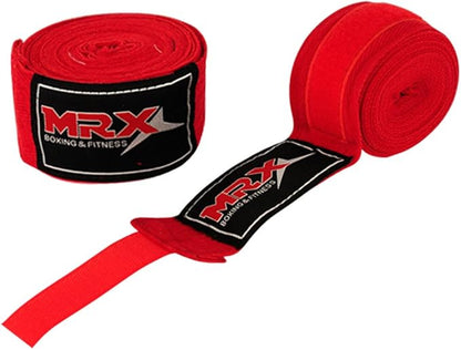 MRX BOXING & FITNESS Boxing Hand Wraps 100% Cotton Multi Colors Great for MMA Boxing Muay Thai Kick Boxing Training 118, 160, 180 Length