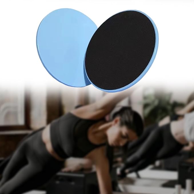 2Pcs Core Sliders Double Sided Gliding Discs Portable Full Body Workout Equipment for Gym Pilates Training Abdominal