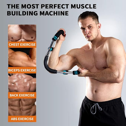 HOTWAVE Twister Arm Trainer, Chest Workout Equipment Exerciser for Men, Adjustable Arm and Chest Twister Trainer for Women - Portable Home Strength Training Fitness Equipment for Upper Body Muscle