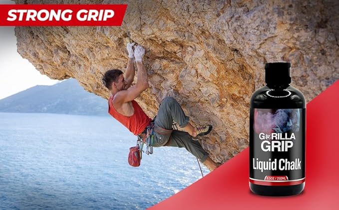 Liquid Chalk for Gym & Sports-Extra Strong Grip Lifting Chalk for Fast Drying,Weightlifting,Rock Climbing & Pole Fitness