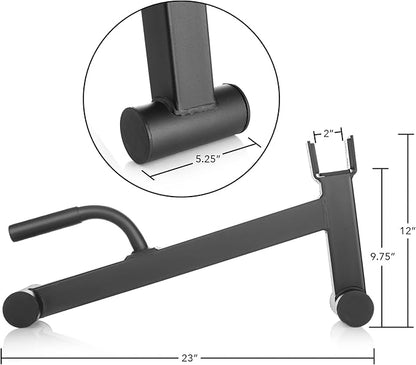 Philosophy Gym Mini Deadlift Barbell Jack with Handle - Designed for Deadlifting, Powerlifting, and Weightlifting