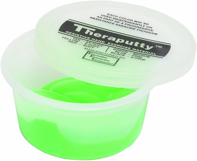 CanDo TheraPutty Standard Hand Exercise Putty For Rehabilitation, Exercises, Hand Therapy, Occupational Therapy, Hand Strengthening, Improve Motor Skills, Stress Relief