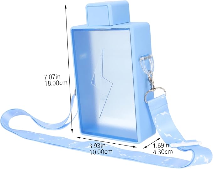 Portable Gym Water Bottle Durable Sipping Bottle for Sports Convenient Design with Crossbody Strap for Fitness and Outdoor Activities Stylish Ice