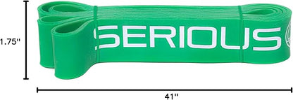 SERIOUS STEEL FITNESS Assisted 41" Pull-Up Band, Resistance & Stretch, Powerlifting & Pull-up Assist Loop (Single Band)