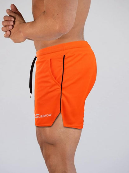 Surenow Mens Running Gym Shorts 3 Inch Breathable Lightweight Athletic Sport Shorts Training Workout Shorts with Pockets