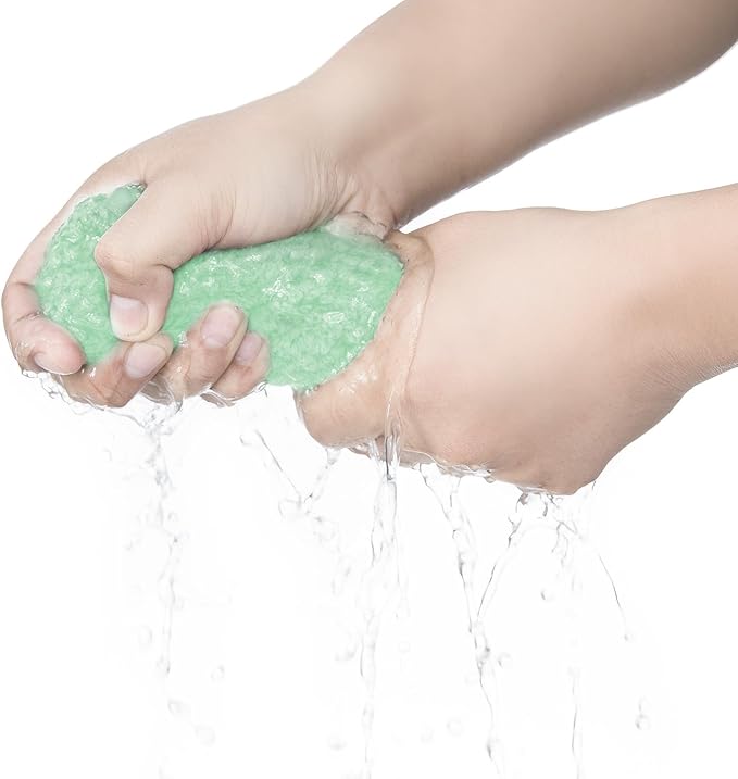 6 Pack Washcloth Set, Waffle Washcloth Towels Set, Microfiber Super Soft Highly Absorbent, Sturdy Quick Drying Towels for Bathroom, Gym, Sports, Yoga, Green