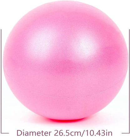 Small Exercise Ball 9 inch Pilates Ball Mini Yoga Ball Anti Burst Balance Physical Therapy Balls