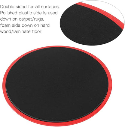 Fitness Sliding Discs, Core Slider Workout Equipment, Low - Impact Sliding Disks for Home Gym, Smooth Slide Mat for Abs, Strength and Stability Training